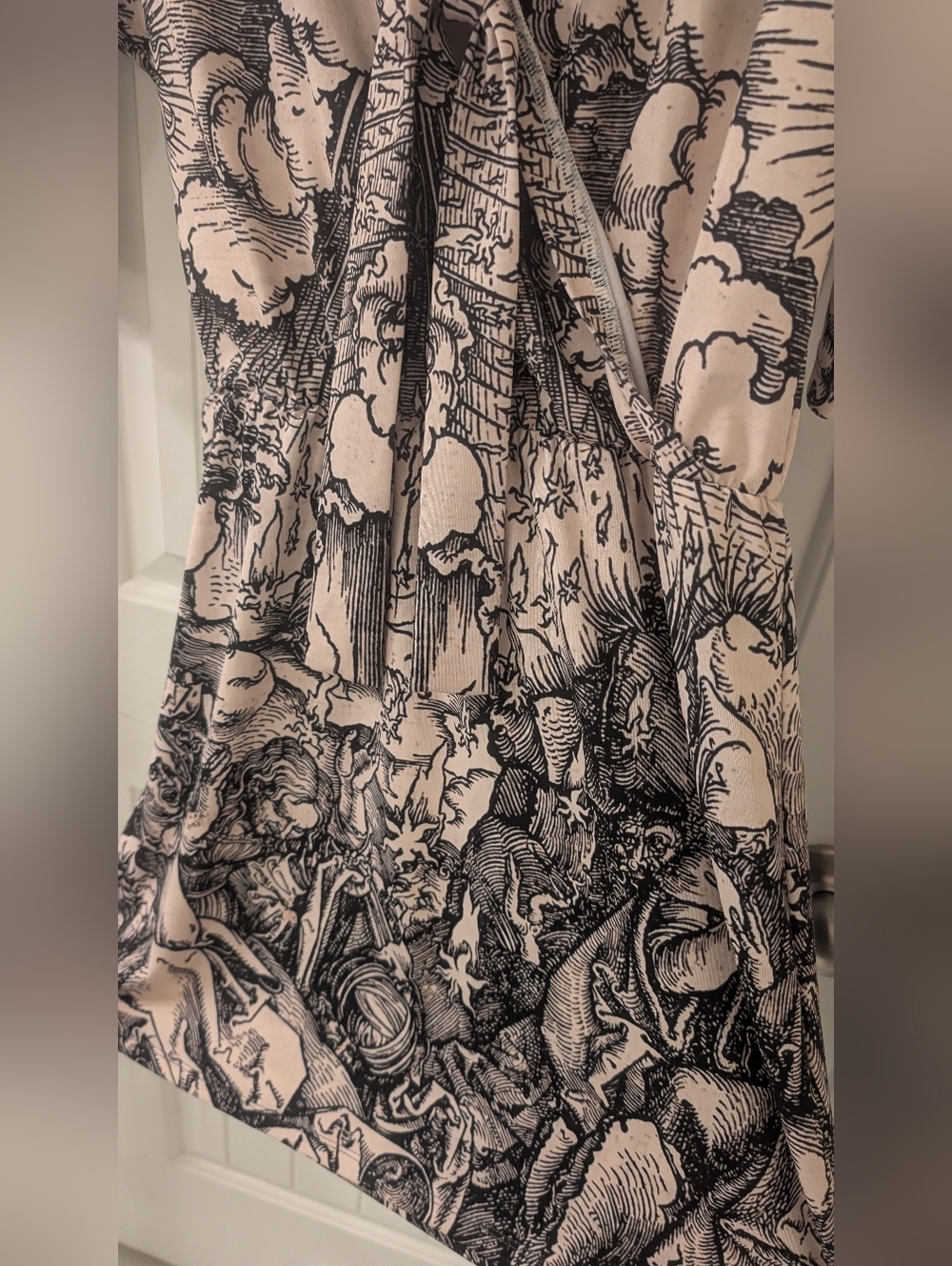 Wolf And Badger - Durer Series Fifth Seal Envelope Dress - Picture 6 of 6